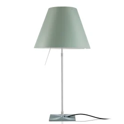 Luceplan Costanza Tavolo Teleskop mit Touchdimmer, Alu