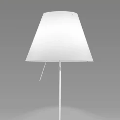 Luceplan Costanza Tavolo Teleskop mit Touchdimmer, Alu