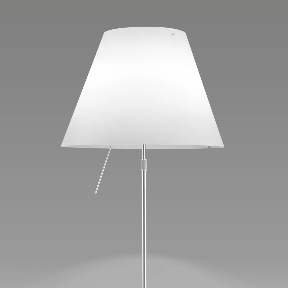 Luceplan Costanza Tavolo Teleskop mit Touchdimmer, Alu