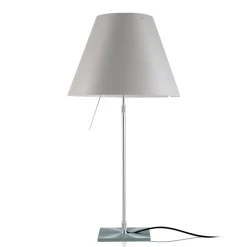 Luceplan Costanza Tavolo Teleskop mit Touchdimmer, Alu