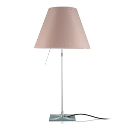 Luceplan Costanza Tavolo Teleskop mit Touchdimmer, Alu