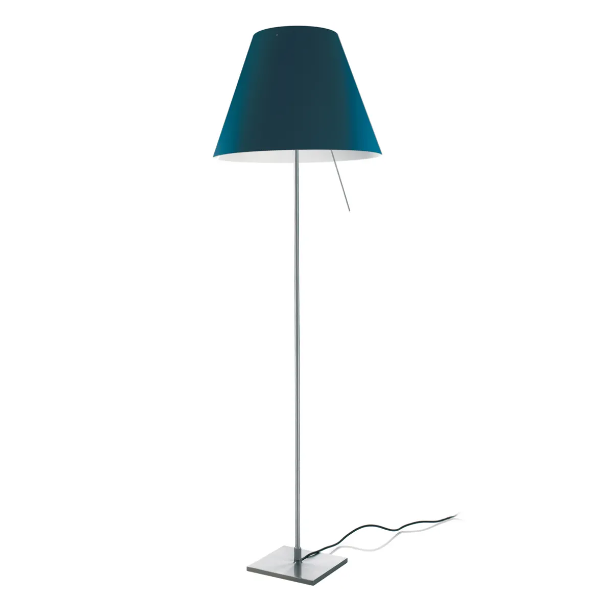 Luceplan Costanza Terra Fix mit Schalter, Alu