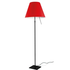 Luceplan Costanza Terra Teleskop mit Touchdimmer, schwarz