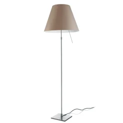 Luceplan Costanza Terra Teleskop mit Touchdimmer, Alu