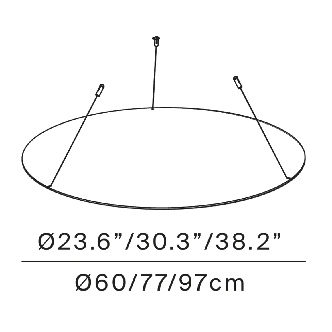 Luceplan Diffusorscheibe für Silenzio Sospensione