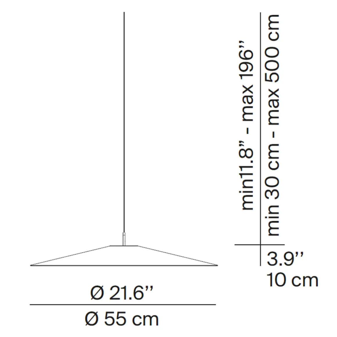 Luceplan Koinè LED Sospensione, Ø: 55 cm