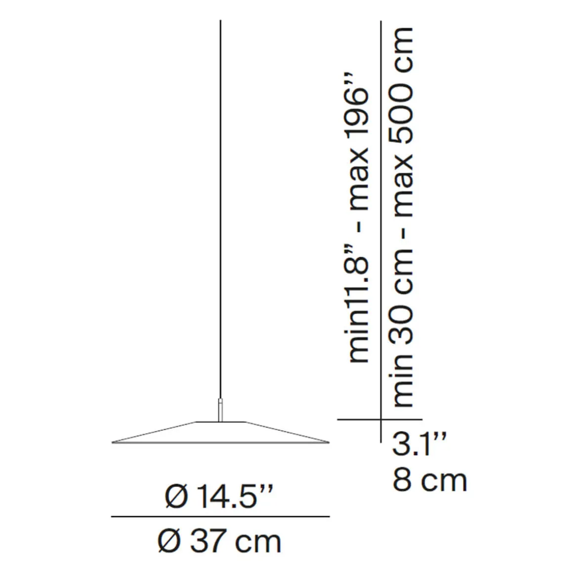 Luceplan Koinè LED Sospensione, Ø: 37 cm