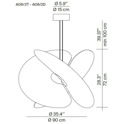 Luceplan Levante LED Sospensione