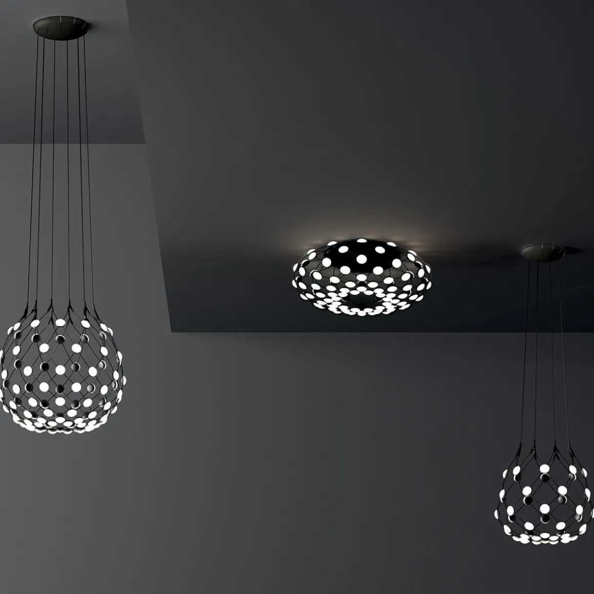 Luceplan Mesh LED Soffitto