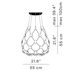 Luceplan Mesh LED Sospensione