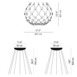 Luceplan Mesh LED Sospensione