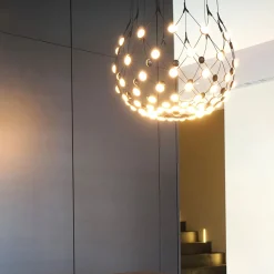 Luceplan Mesh LED Sospensione, mit Casambi