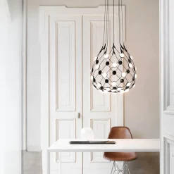 Luceplan Mesh LED Sospensione, mit Casambi