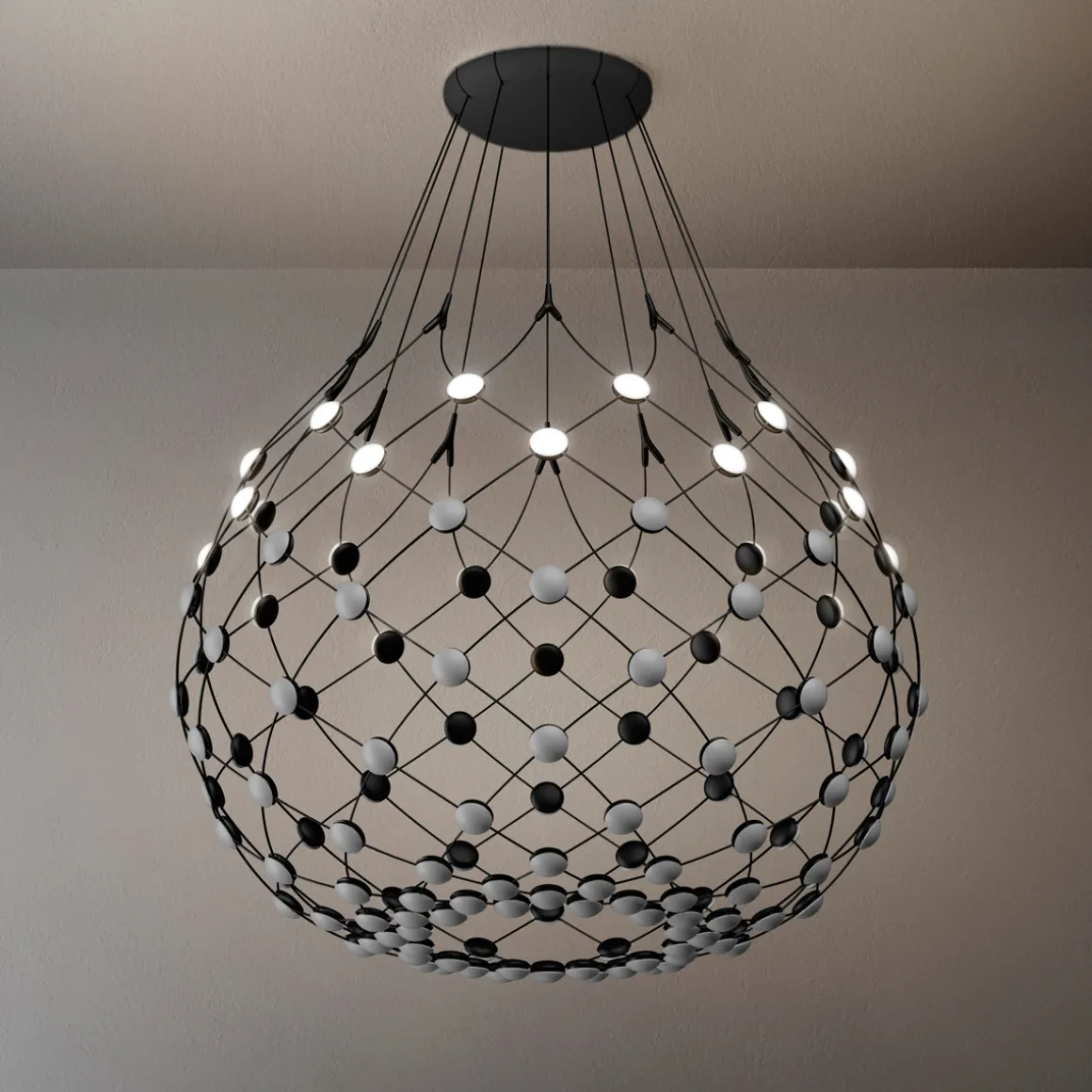 Luceplan Mesh Wireless LED Sospensione