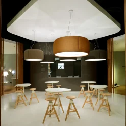 Luceplan Silenzio LED Sospensione, Ø: 120 cm