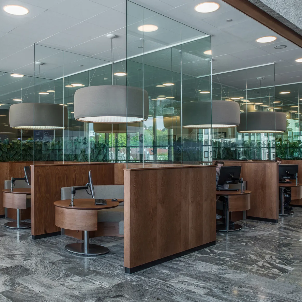 Luceplan Silenzio LED Sospensione, Ø: 90 cm