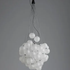 Luceplan Stochastic LED Sospensione, opalweiß