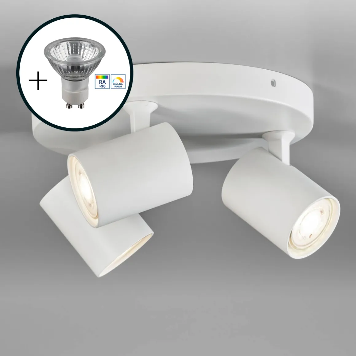 Lupia Licht Cup R LED Deckenstrahler, Dim-to-Warm