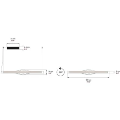 LZF Lamps Dune Horizontal LED Pendelleuchte