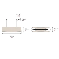 LZF Lamps New Wave Pendelleuchte