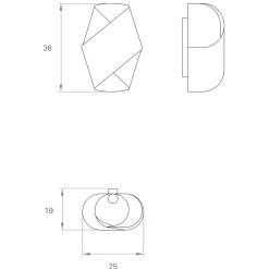 LZF Lamps Orbit Wandleuchte