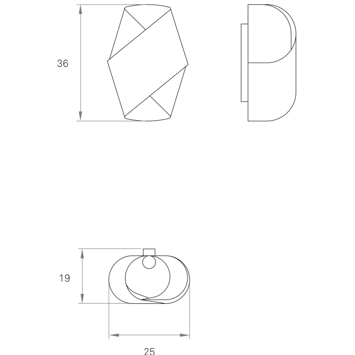 LZF Lamps Orbit Wandleuchte