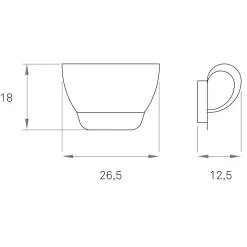 LZF Lamps Pleg LED Wandleuchte