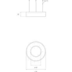 LZF Lamps Saturnia Medium LED Pendelleuchte