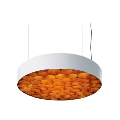 LZF Lamps Spiro Medium LED Pendelleuchte, äußerer Schirm: weiß