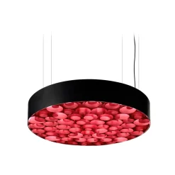 LZF Lamps Spiro Medium LED Pendelleuchte, äußerer Schirm: schwarz