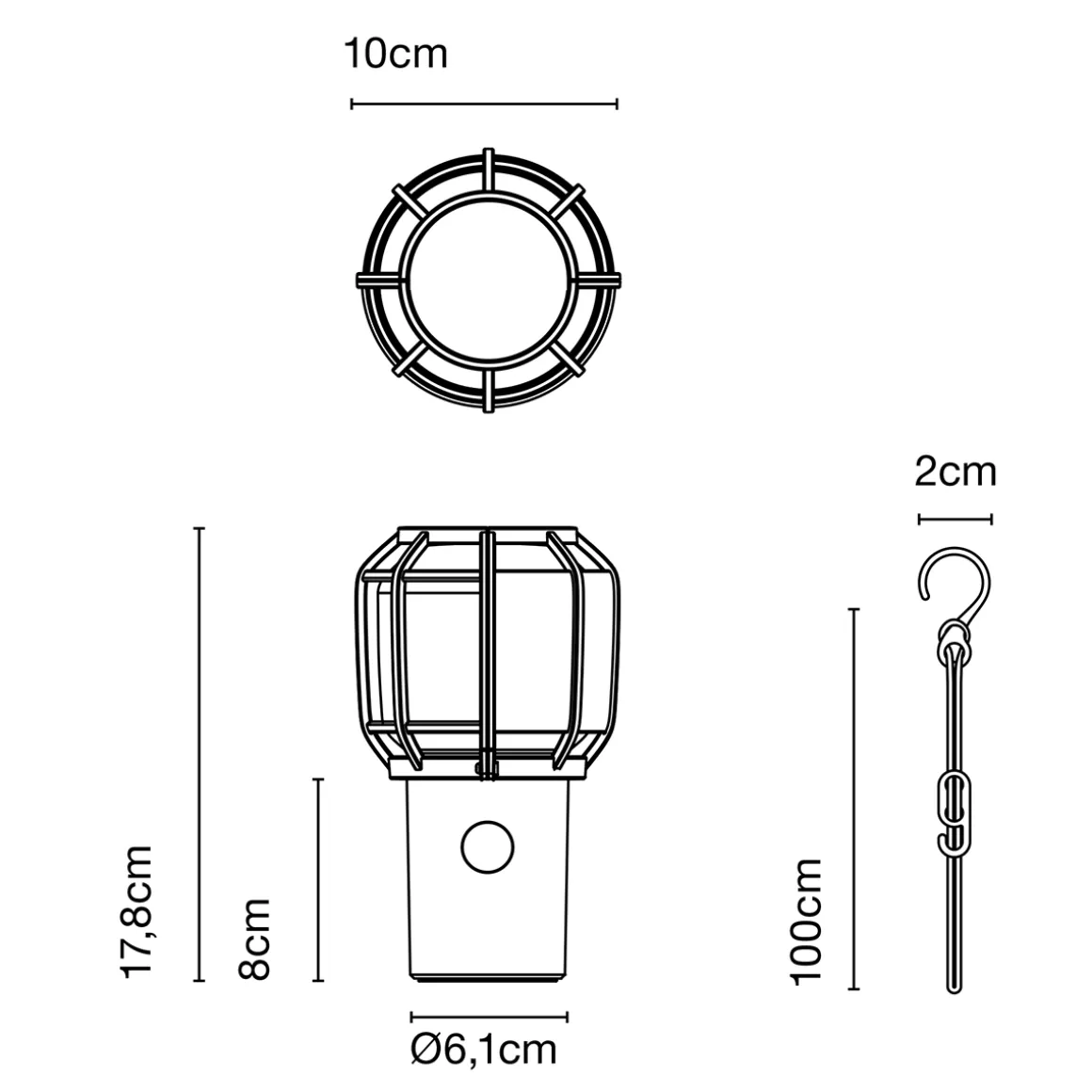 Marset Chispa LED Akkutisch- / Pendelleuchte