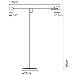 Marset Copernica P LED Stehleuchte