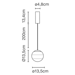 Marset Dipping Light 13 LED Pendelleuchte