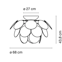Marset Discocó C68 Deckenleuchte, Rückläufer