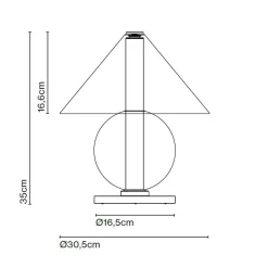 Marset Fragile LED Tischleuchte