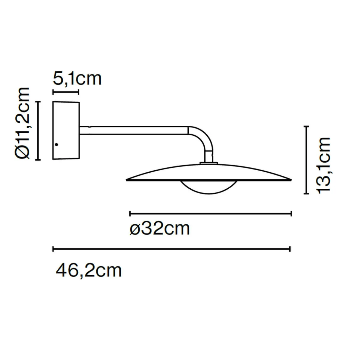 Marset Ginger 32A IP65 LED Wandleuchte