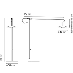Marset Ginger XL 42 LED Stehleuchte