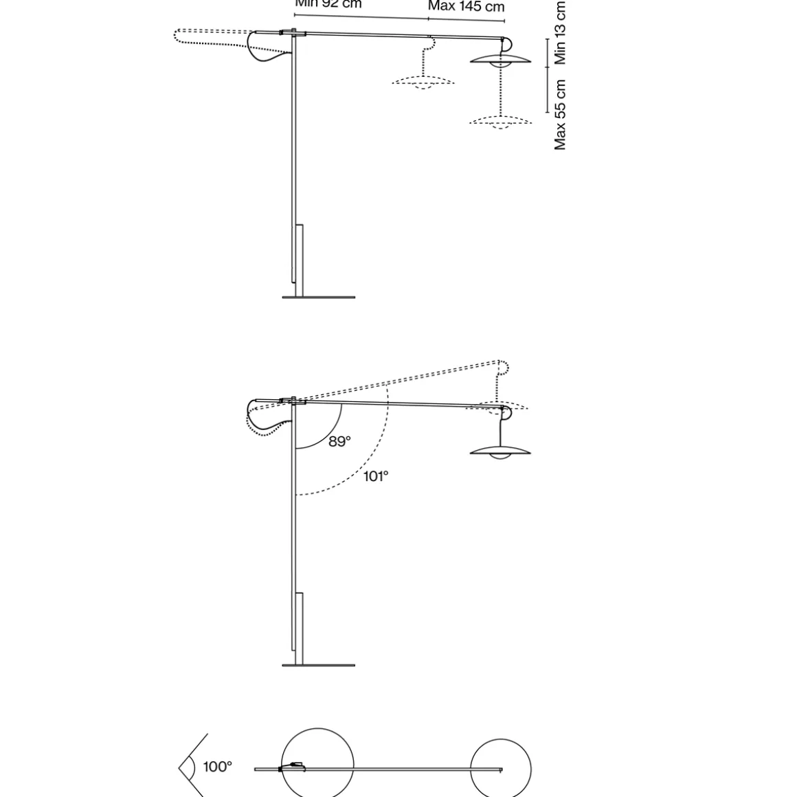 Marset Ginger XL 42 LED Stehleuchte