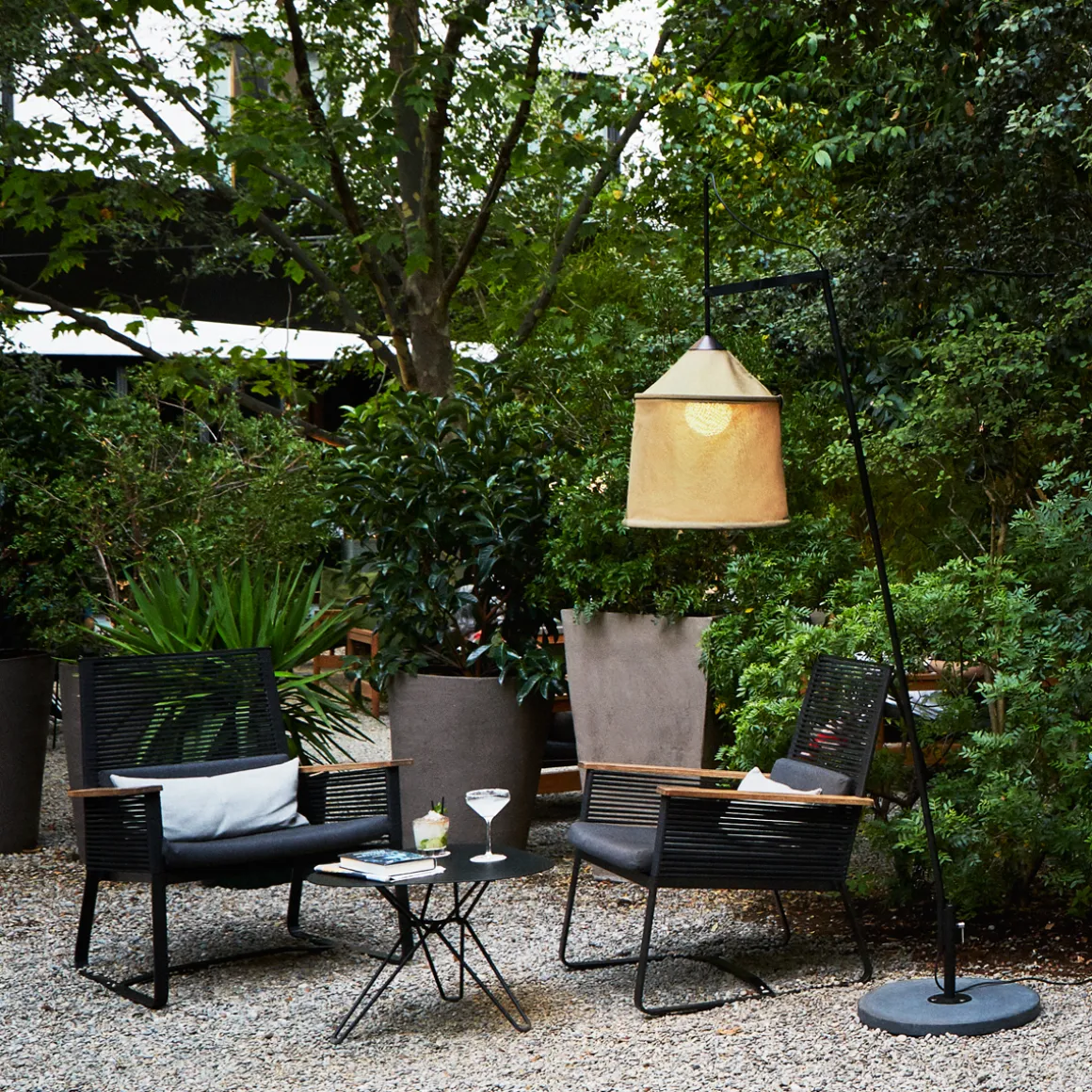 Marset Jaima P207+43 IP65 LED Stehleuchte, mit Sockel