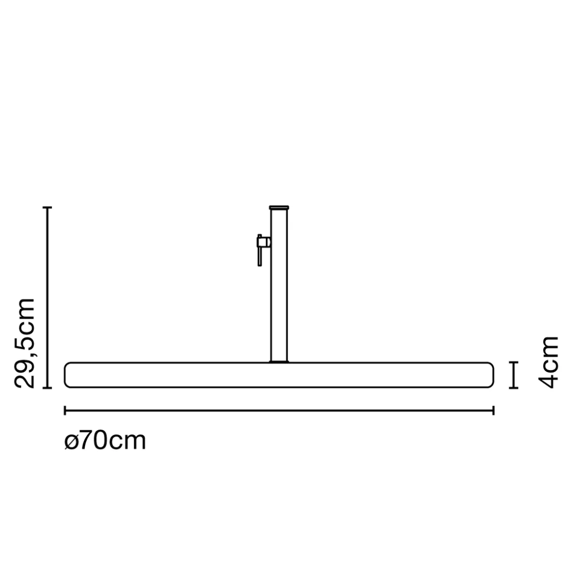 Marset Jaima P307+71 IP65 LED Stehleuchte, mit Sockel