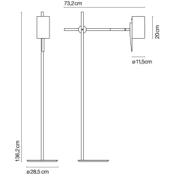 Marset Scantling P73 Stehleuchte
