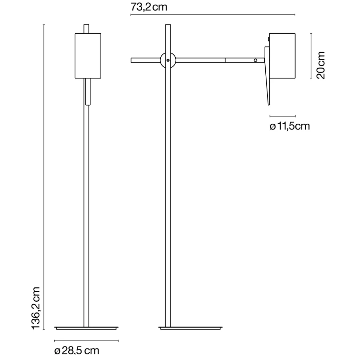 Marset Scantling P73 Stehleuchte