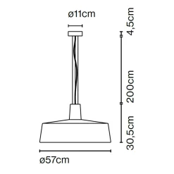 Marset Soho 57 IP44 LED Pendelleuchte Outdoor