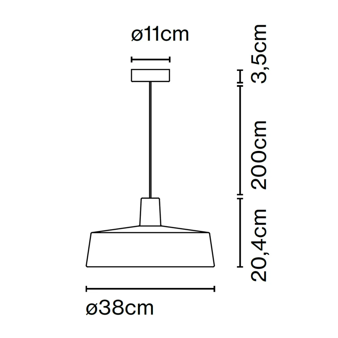 Marset Soho 38 LED Pendelleuchte