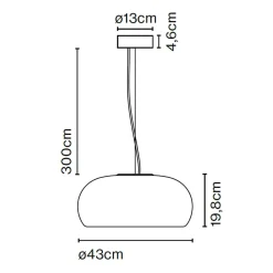 Marset Vetra 43 LED Pendelleuchte