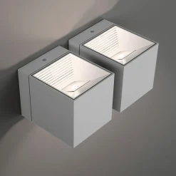 Milan Dau LED Up & Down Wandleuchte, 4-flg.