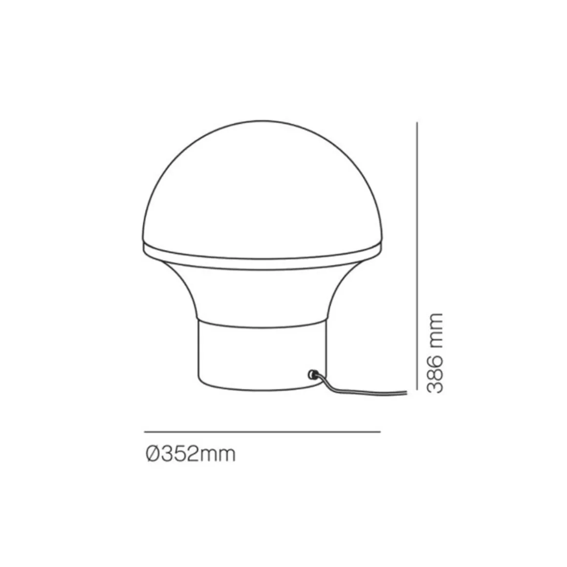 Milan Geyser Tischleuchte