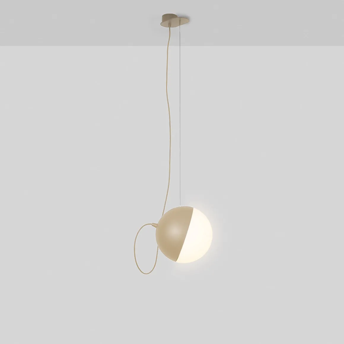 Milan Half Pendelleuchte, Ø 16 cm, Auslaufmodell