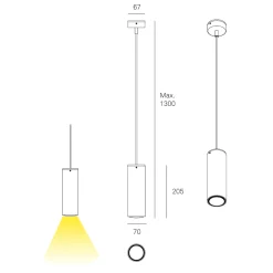 Milan Kronn Pendelleuchte
