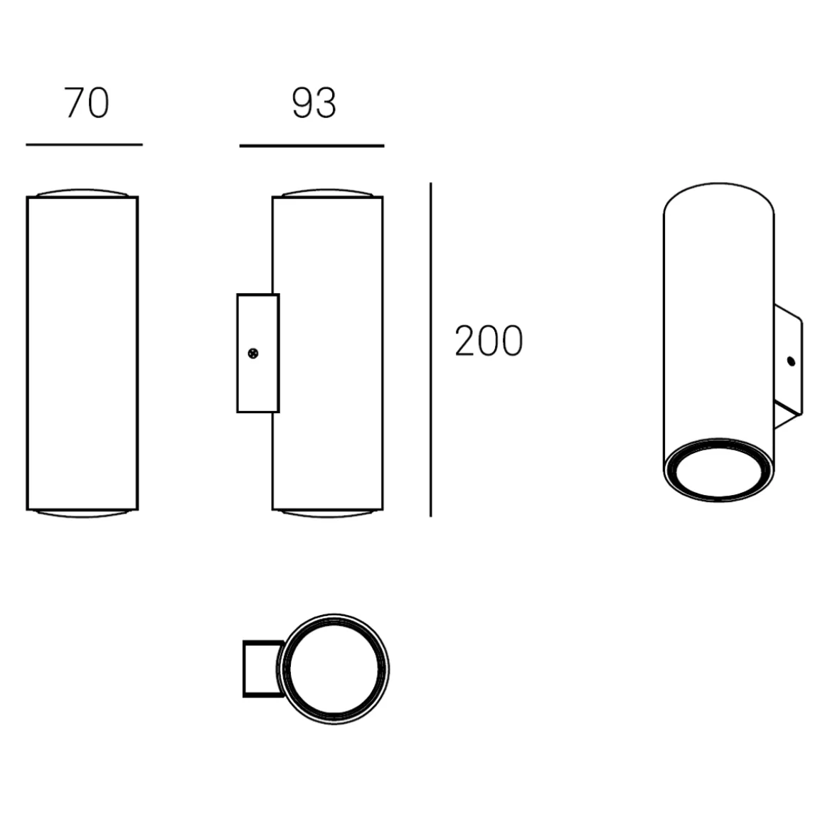 Milan Kronn Wandleuchte